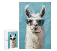 Adult Jigsaw Puzzles1000 PCS Cute Llama Art Puzzle for Adults Hands-on Game Perfect Decoration Christmas Birthday Gifts 1000 PCS