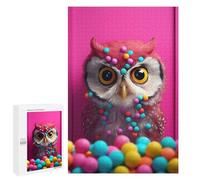 Adult Jigsaw Puzzles1000 PCS Cute Owl Bird Animals Adult Puzzles Toy Wall Decor Difficult Challenge Unique Birthday And Xmas Gifts 1000 PCS