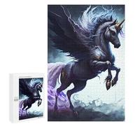 Adult Jigsaw Puzzles1000 PCS Evil Unicorn Magic Puzzle for Adults Hands-on Game Perfect Decoration Christmas Birthday Gifts 1000 PCS