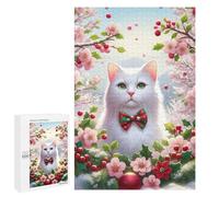 Adult Jigsaw Puzzles1000 PCS Festive Cat 01 Spring Adult Puzzles Toy Wall Decor Difficult Challenge Unique Birthday And Xmas Gifts 1000 PCS