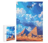 Adult Jigsaw Puzzles1000 PCS Giza Pyramids, Egypt Adult Puzzles Toy Wall Decor Difficult Challenge Unique Birthday And Xmas Gifts 1000 PCS