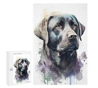 Adult Jigsaw Puzzles1000 PCS Labrador Retriever Dog Art Puzzle for Adults Hands-on Game Perfect Decoration Christmas Birthday Gifts 1000 PCS