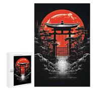 Adult Jigsaw Puzzles1000 PCS Mystical Gate Horror Adult Puzzles Toy Wall Decor Difficult Challenge Unique Birthday And Xmas Gifts 1000 PCS