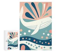 Adult Jigsaw Puzzles1000 PCS Pastel Whale Adult Puzzles Toy Wall Decor Difficult Challenge Unique Birthday And Xmas Gifts 1000 PCS