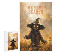 Adult Jigsaw Puzzles1000 PCS Scary Halloween Adult Puzzles Toy Wall Decor Difficult Challenge Unique Birthday And Xmas Gifts 1000 PCS