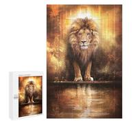 Adult Jigsaw Puzzles1000 PCS The Lion And The Lamb Adult Puzzles Toy Wall Decor Difficult Challenge Unique Birthday And Xmas Gifts 1000 PCS