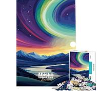 Adult Jigsaw Puzzles1000 Pieces Abisko National Park Poster Handeye Coordination Training Polished Safe Smooth Edges Memorable Birthday Gifts (Size 50x75cm)