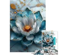 Adult Jigsaw Puzzles1000 Pieces Abstract Lotus Kintsugi Help The Brain Exercise Presents for Women Family Games Suitable for Ages 14 And Up (38X26cm)