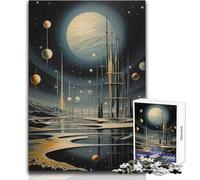 Adult Jigsaw Puzzles1000 Pieces Alien Architecture No Educational Family Game A Work of Art Gift For Birthdays Size 50x75cm