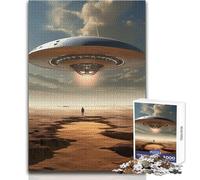 Adult Jigsaw Puzzles1000 Pieces Alone on The Arid Plain Educational Family Game A Work of Art Gift For Birthdays Size 50x75cm