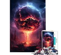 Adult Jigsaw Puzzles1000 Pieces Anime Earth Destruction for Educational Game Challenge Toy Hands-on Game For Family Fun Funny Gifts (Size 38x26cm)