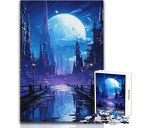 Adult Jigsaw Puzzles1000 Pieces Anime Future City Beautiful Design Game Analysis And Logic Secret Santa Gifts Size 50x75cm