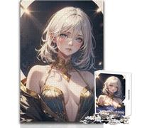 Adult Jigsaw Puzzles1000 Pieces Anime Girl Freyja Beautiful Design Game Analysis And Logic Secret Santa Gifts Size 38x26cm
