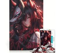 Adult Jigsaw Puzzles1000 Pieces Anime Samurai Assassin, Educational Toy, Staycation Kill Time, Gifts for Friends And Family 38x52cm