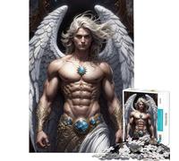 Adult Jigsaw Puzzles1000 Pieces Archangel Ascendant Help The Brain Exercise Perfect Decoration Fun Games for Ages 14 And over (38x26cm)