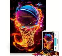 Adult Jigsaw Puzzles1000 Pieces Basketball Sport Tight Cut Fun Brain Game Gift Relax Fun Time Christmas Wall Art (50x75cm)