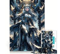 Adult Jigsaw Puzzles1000 Pieces Beautiful Crystal Angel Tight Cut Fun Brain Game Gift Relax Fun Time Christmas Wall Art (50x75cm)