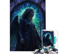 Adult Jigsaw Puzzles1000 Pieces Beautiful Dark Death Angel Challenging To Complete Difficult Challenge Brain Teaser Game for 14+ Puzzle Game Offered (38x26cm)