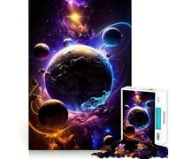 Adult Jigsaw Puzzles1000 Pieces Beyond The Galaxies Exact Cut Art Smart Brain Toy Relax Time Game Xmas Decor Gift (38x52cm)