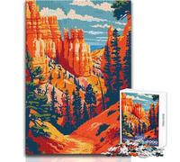 Adult Jigsaw Puzzles1000 Pieces Bryce Canyon Utah Nature Toys Educational Games Pattern Assembly Art Work Gift Size 38x52cm