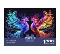 Adult Jigsaw Puzzles1000 Pieces Colorful Birds 3 Puzzle for Adults Toy Wall Decor Enhance Memory Christmas Birthday Gifts 52x38cm/1000pcs