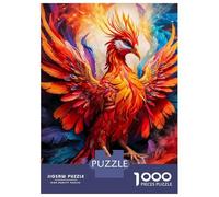 Adult Jigsaw Puzzles1000 Pieces Colorful Phoenix Jigsaws for Adults Family Game Precision Cutting Fun at Home Activities, 70x50cm/1000pcs