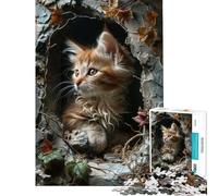 Adult Jigsaw Puzzles1000 Pieces Curiositys Glimpse Help The Brain Exercise Perfect Decoration Fun Games for Ages 14 And over (38x26cm)