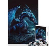 Adult Jigsaw Puzzles1000 Pieces Cute Cartoon Dinosaur Jigsaw Puzzles for Adults Enhance Memory Fun Activities at Home Challenging Game And Family Play (38x52cm)