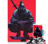 Adult Jigsaw Puzzles1000 Pieces Cyberpunk Samurai, Anti-Stress Toys, Pattern Assembly, Unique Birthday And Xmas Gifts 50x75cm