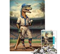 Adult Jigsaw Puzzles1000 Pieces Dinosaur Diamond Hero Help The Brain Exercise Presents for Women Family Games Suitable for Ages 14 And Up (38X26CM)