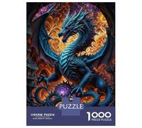 Adult Jigsaw Puzzles1000 Pieces Dragons Luminous Symphony Puzzle for Adults Toy Wall Decor Enhance Memory Christmas Birthday Gifts 38x26cm/1000pcs