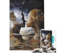 Adult Jigsaw Puzzles1000 Pieces Earth Kiss Challenging To Complete Difficult Challenge Brain Teaser Game for 14+ Puzzle Game Offered (38x52cm)