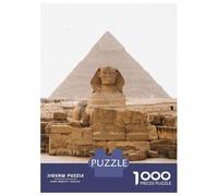 Adult Jigsaw Puzzles1000 Pieces Egypt Giza Pyramids Desert Puzzle for Adults Toy Wall Decor Enhance Memory Christmas Birthday Gifts 52x38cm/1000pcs