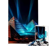 Adult Jigsaw Puzzles1000 Pieces Egypt Pyramids Help The Brain Exercise Presents for Women Family Games Suitable for Ages 14 And Up (38X52cm)
