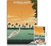 Adult Jigsaw Puzzles1000 Pieces Everglades National Park Toys Educational Games Pattern Assembly Art Work Gift Size 50x75cm