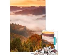 Adult Jigsaw Puzzles1000 Pieces Fall Season in Slovenia Help The Brain Exercise Perfect Decoration Fun Games for Ages 14 And over (38x52cm)