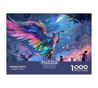 Adult Jigsaw Puzzles1000 Pieces Fantasy Artwork Magical Creatures in A Colorful Sky Jigsaws for Adults Anti-Stress Toys A Work of Art Fun Activities at Home 70x50cm/1000pcs
