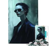 Adult Jigsaw Puzzles1000 Pieces Female Agent Relax Games for Educational Game Challenge Toy Gifts Birthday Precision Cutting (Size 38x26cm)