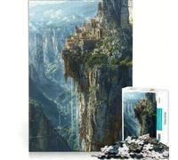 Adult Jigsaw Puzzles1000 Pieces Forgotten Sanctum Ruins, Educational Toy, Stress Reliever, Artists Collection, Fine Art 38X26CM