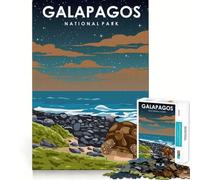 Adult Jigsaw Puzzles1000 Pieces Galapagos at Night Fine Joint Fun Mental Challenge Toy Cozy Game Play Birthday Fun Gift (38x52cm)