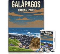 Adult Jigsaw Puzzles1000 Pieces Galapagos National Park Toys Educational Games Pattern Assembly Art Work Gift Size 38x26cm