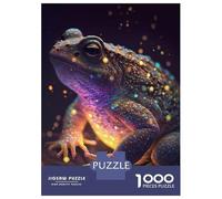 Adult Jigsaw Puzzles1000 Pieces Galaxy Toad Frog Puzzle for Adults Toy Wall Decor Enhance Memory Christmas Birthday Gifts 52x38cm/1000pcs