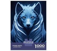 Adult Jigsaw Puzzles1000 Pieces Geometric Wolf Jigsaw Puzzle Relaxing Games Perfect Decoration Unique Birthday And Xmas Gifts 70x50cm/1000pcs