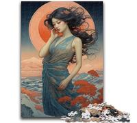 Adult Jigsaw Puzzles1000 Pieces Harmony in Japanese Nature Challenging Game And Family Play Challenging Game Gifts 38x26cm