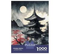 Adult Jigsaw Puzzles1000 Pieces Japanese Abstract 3 Jigsaw for Adults Family Games Staycation Kill Time Challenging Game Gifts 52x38cm/1000pcs
