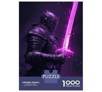 Adult Jigsaw Puzzles1000 Pieces Knight of The Violet Blade Jigsaws for Adults Brain Teaser Game Presents for Women Fun Activities at Home 70x50cm/1000pcs