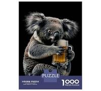 Adult Jigsaw Puzzles1000 Pieces Koala Beer Jigsaws for Adults Family Game Precision Cutting Fun at Home Activities, 38x26cm/1000pcs
