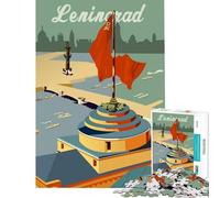 Adult Jigsaw Puzzles1000 Pieces Leningrad for Educational Game Challenge Toy Hands-on Game For Family Fun Funny Gifts (Size 38x26cm)