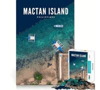 Adult Jigsaw Puzzles1000 Pieces Mactan Island Philippines Fine Joint Fun Mental Challenge Toy Cozy Game Play Birthday Fun Gift (50x75cm)