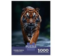 Adult Jigsaw Puzzles1000 Pieces Majestic Tiger Walking Forward Jigsaws for Adults Brain Teaser Game Presents for Women Fun Activities at Home 38x26cm/1000pcs
